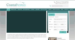 Desktop Screenshot of coastalhomes.uk.com